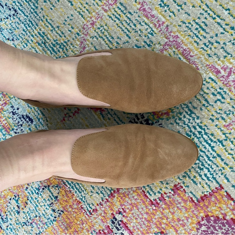 Aquatalia used suede loafers